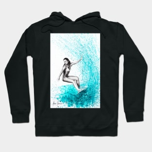 Surfing Waves Hoodie